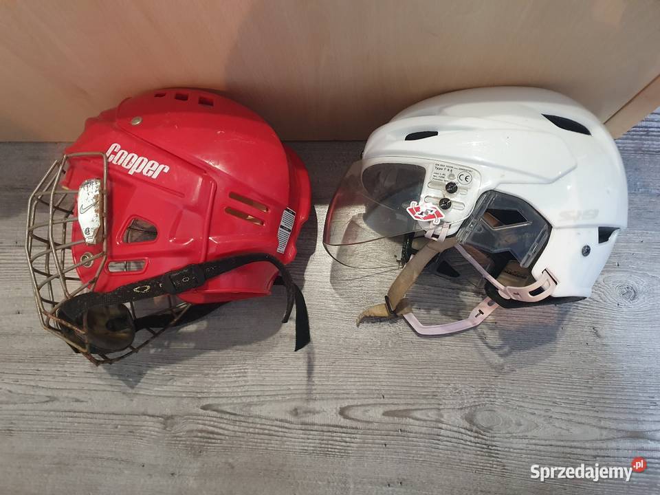 Kask hokejowy 2 w zestawie kolekcjonerskie Solnica sprzedam