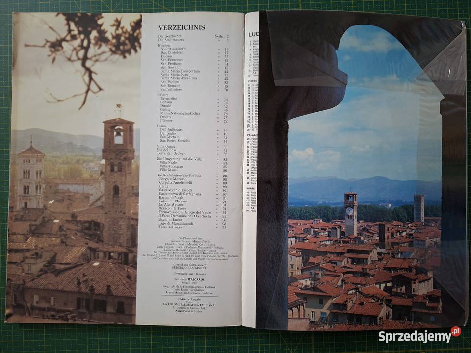 Lucca Kunststadt Romy Grieco j niem przewodnik Kraków sprzedam