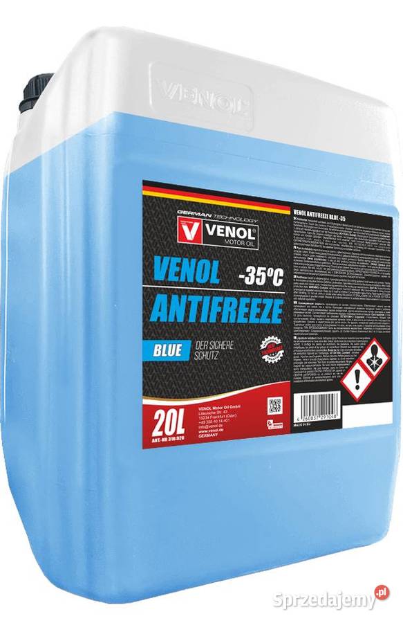 VENOL ANTIFREEZE 35 BLUE Płyn do chłodnic 20L V Sieradz