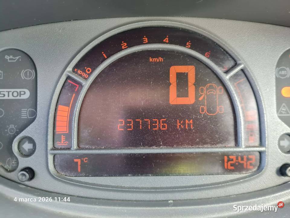 RENAULT MODUS super stan 2009r nieuszkodzony Grajewo