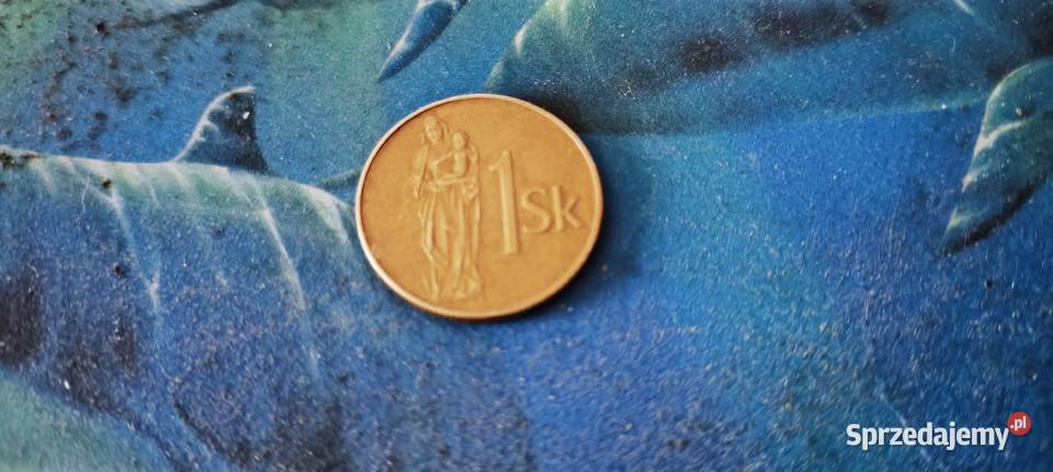 Moneta 1 korona Słovenska Republika 1993 r Gliwice