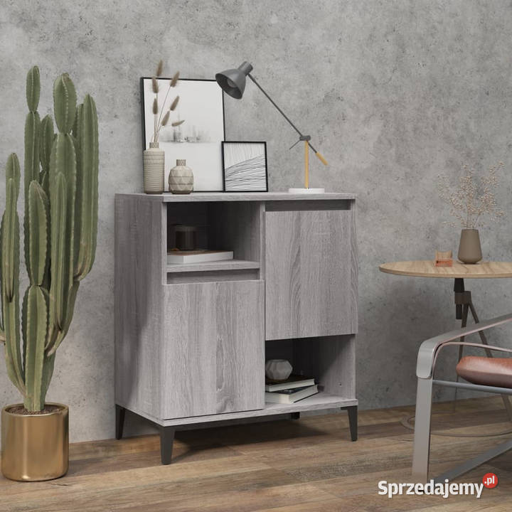 Komoda szary dąb sonoma 60x35x70 materiał Komody mazowieckie Warszawa