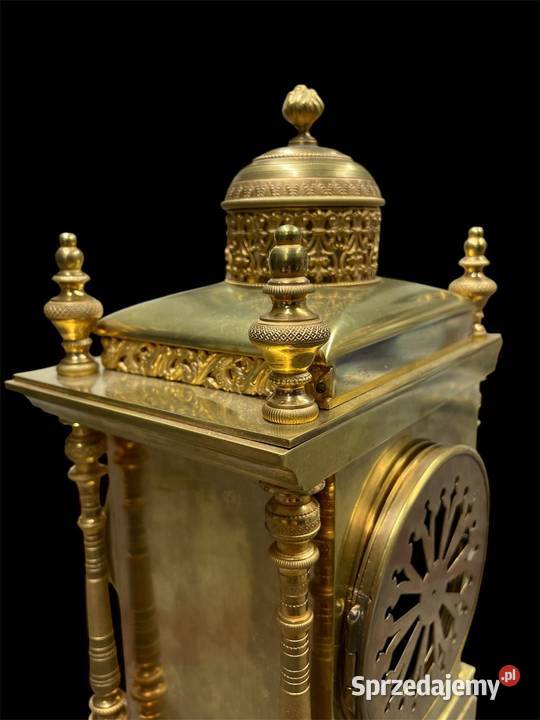 Piękny francuski zegar z mojej kolekcji sprawny