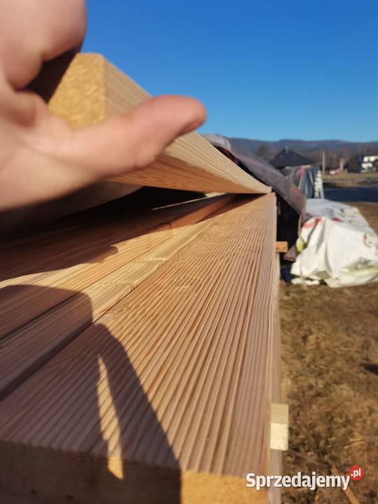 Deska tarasowa modrzew ryflowana gładka deska sprzedam