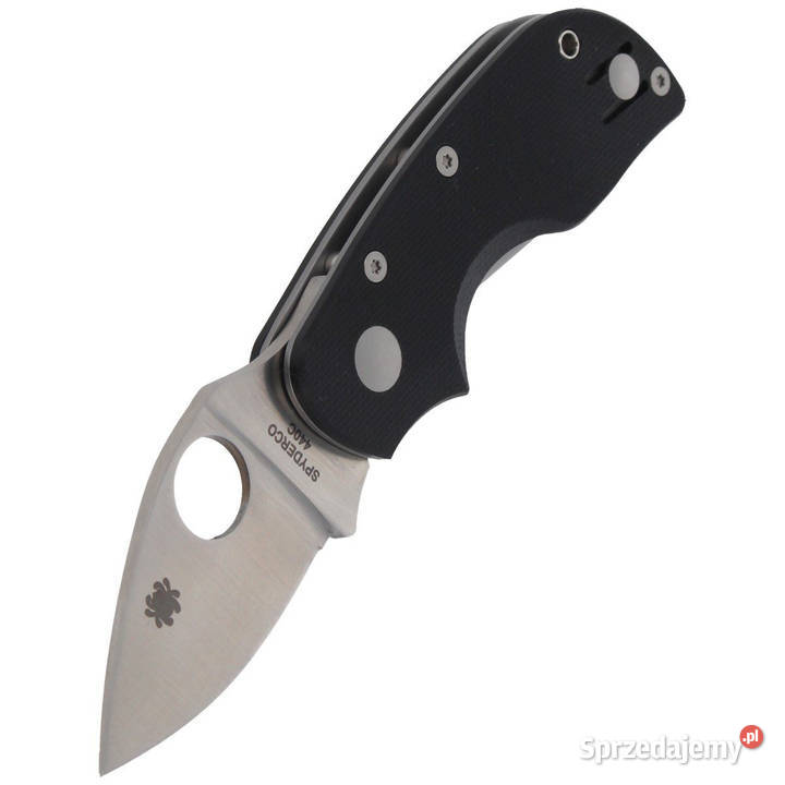 Nóż składany Spyderco Chicago G10 Black Plain Warszawa
