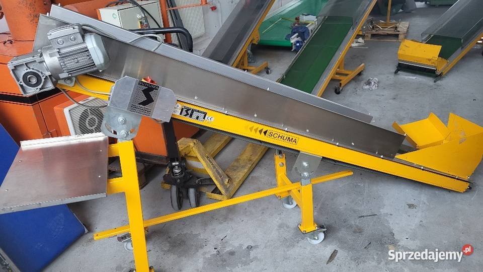 Taśmociąg z zabierakami przenośnik taśmowy Białogard