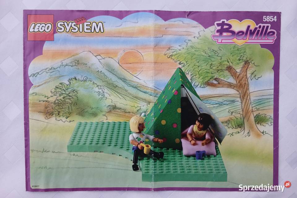 5854 LEGO Zestaw Niekompletny Instrukcja Biwak W Bielsko-Biała