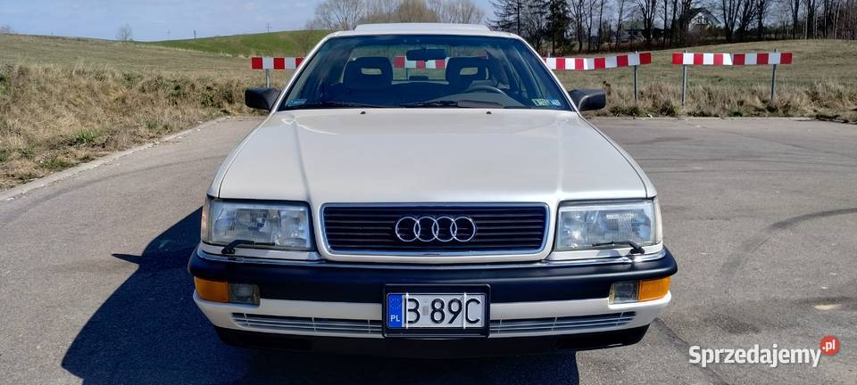 Audi V8 D11 36 piękny stan niski przebieg poduszka powietrzna podlaskie Sejny