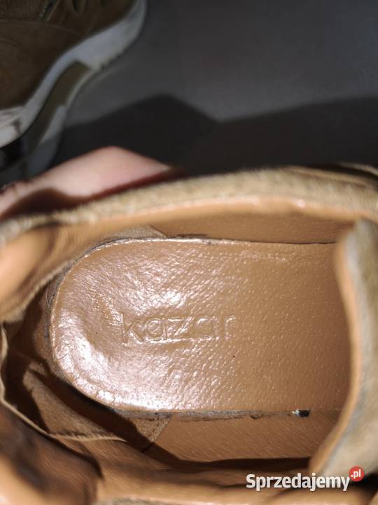 Kazar eleganckie zamszowe sneakersy