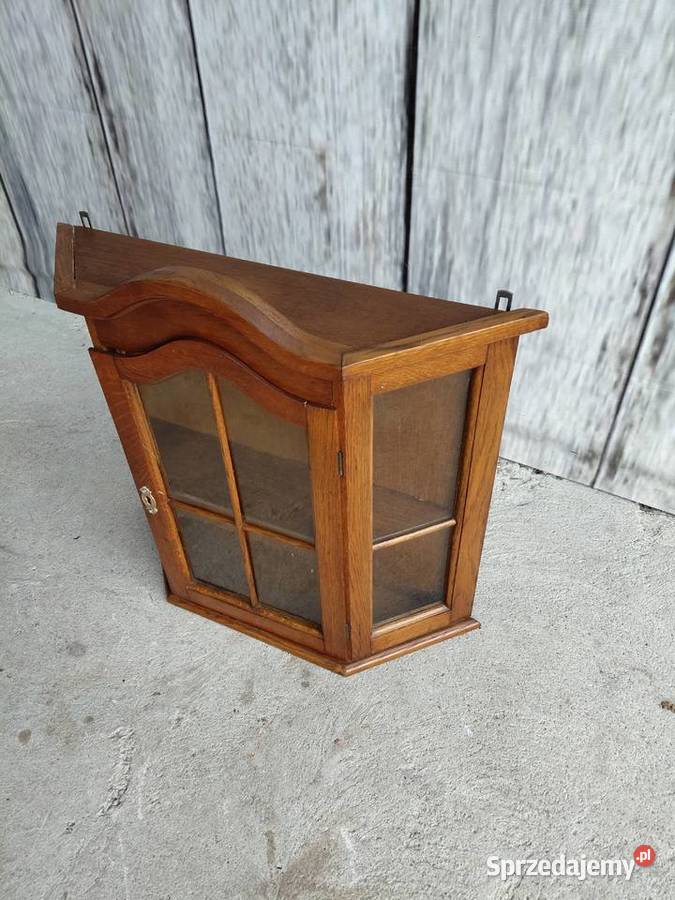 Witrynka gablotka drewniana wisząca 327