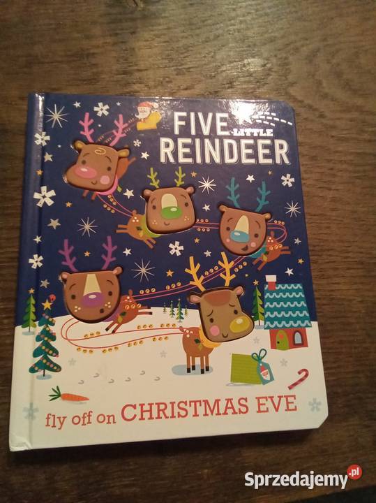 Five little reindeer fly off on Christmas Eve Warszawa