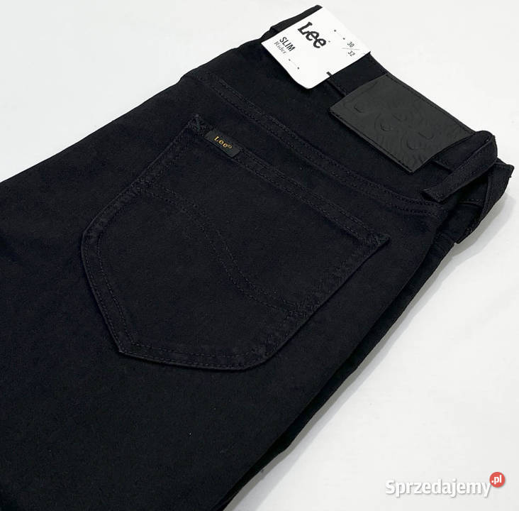 Spodnie męskie Lee Rider Black Rinse Slim W30 Bydgoszcz