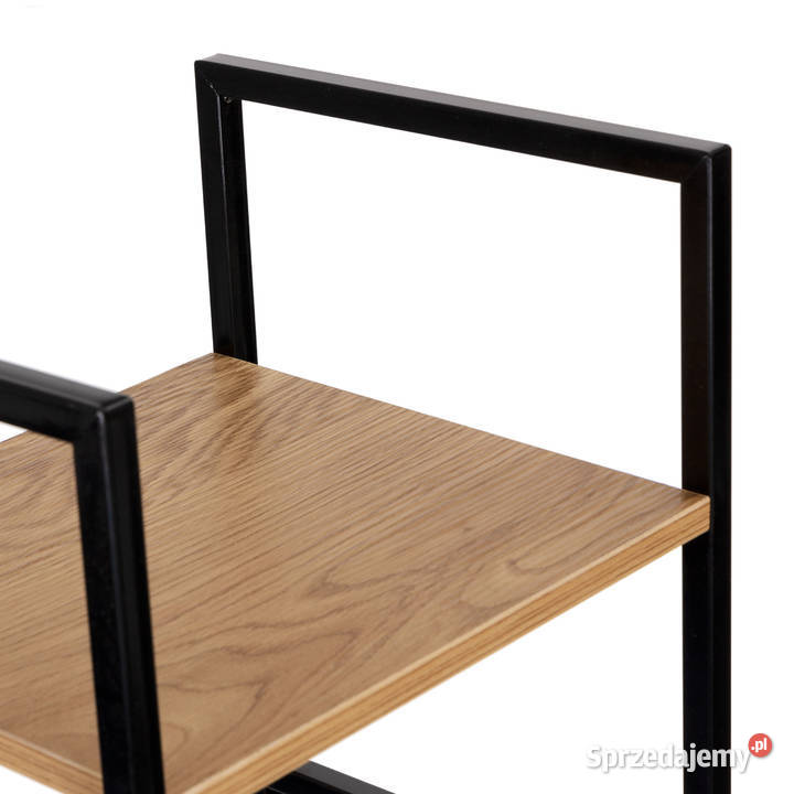 Regał drewniany nowoczesny metalowa rama LOFT 5 dolnośląskie sprzedam