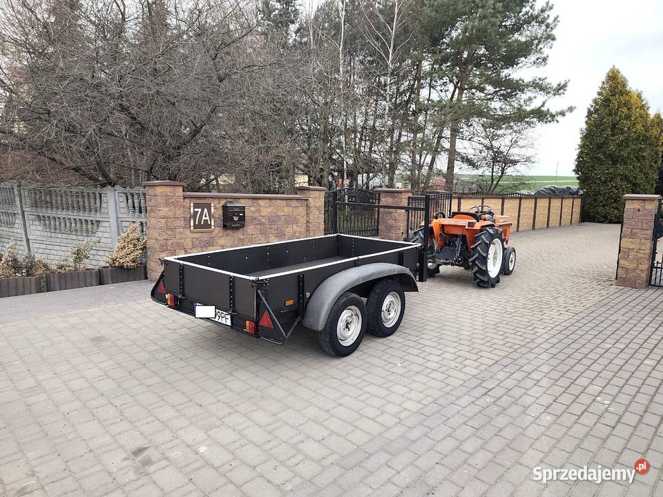 Przyczepa Dwuosiowa DMC 1700 245 x 125 Burtowe i plandeki sprzedam