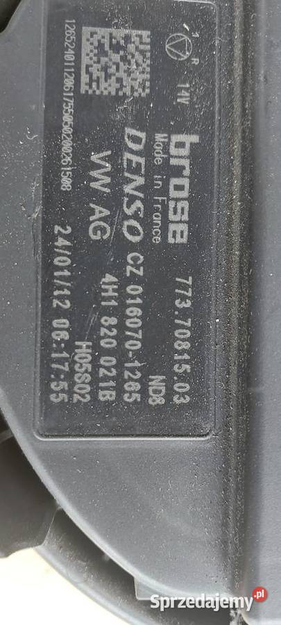 Dmuchawa nagrzewnicy AUDI A6 A7 4H1820021B Szczecin