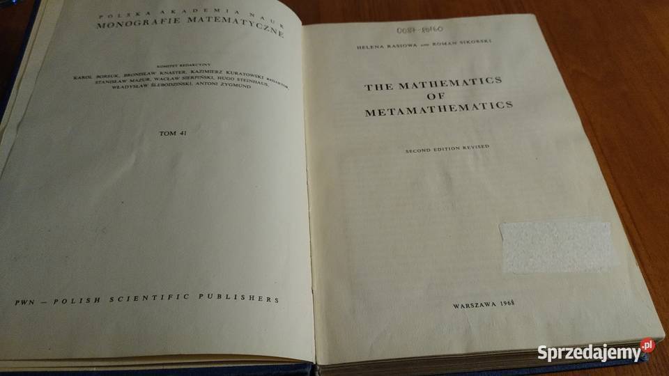 The mathematics of metamathematics Helena Gdańsk sprzedam