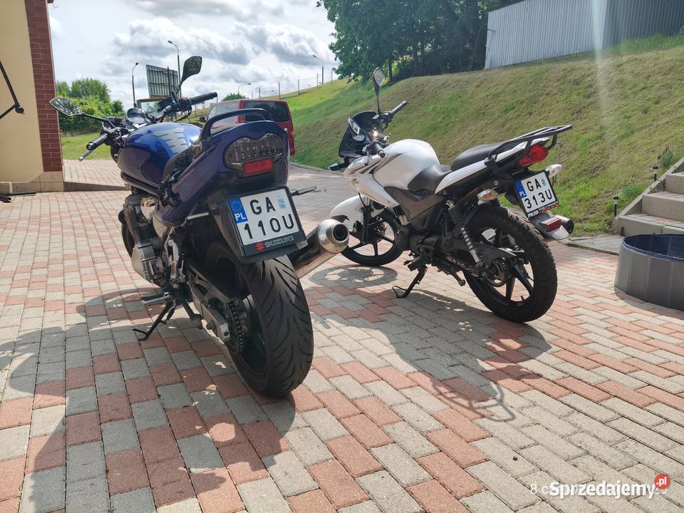 Honda CBF125Suzuki Bandit 600s naked pakiet niej 6500km Gdynia