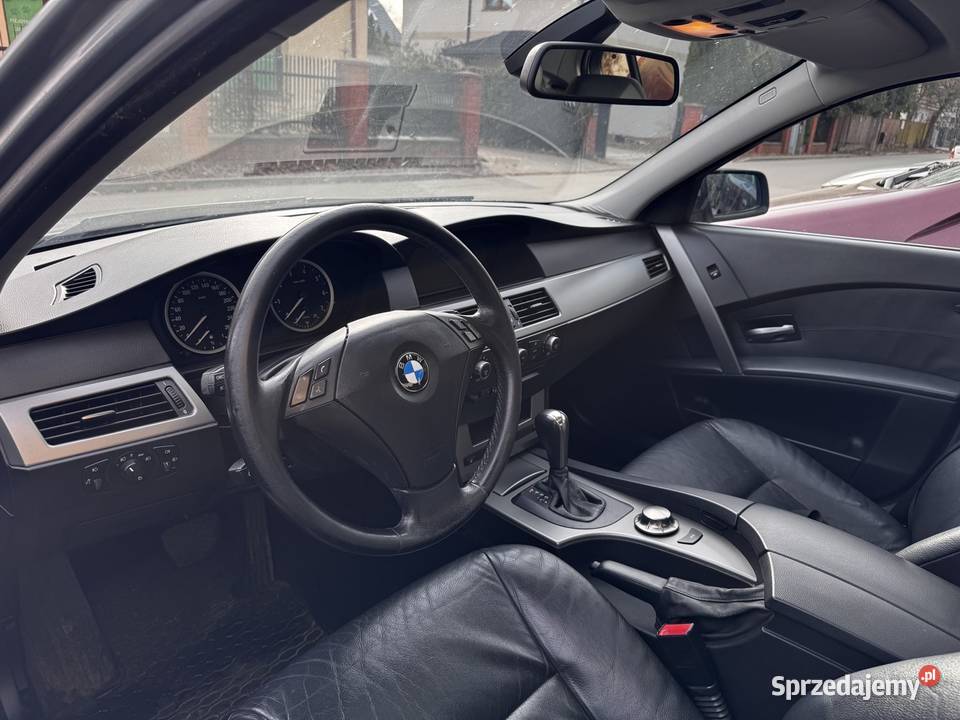 BMW seria 5 E60 25 benzyna elektryczne lusterka Warszawa