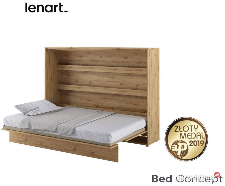 Półkotapczan Łóżko w Szafie BED CONCEPT 140x200 Wrocław