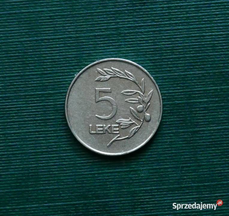 ALBANIA 5 leków 1995r Antyki, Sztuka, Kolekcje Gliwice sprzedam