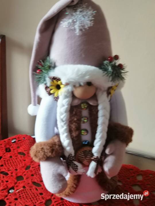 Para skrzatów z migająca latarenką Dekoracja Katowice