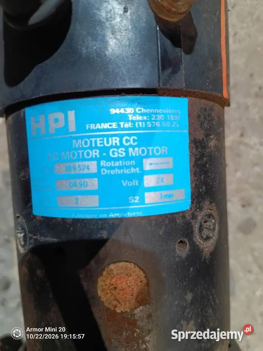 Pompa z silnikiem 24 volt moc 2kW do wózka Opatówek