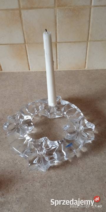 vintage świecznik Nybro Nowy Targ sprzedam