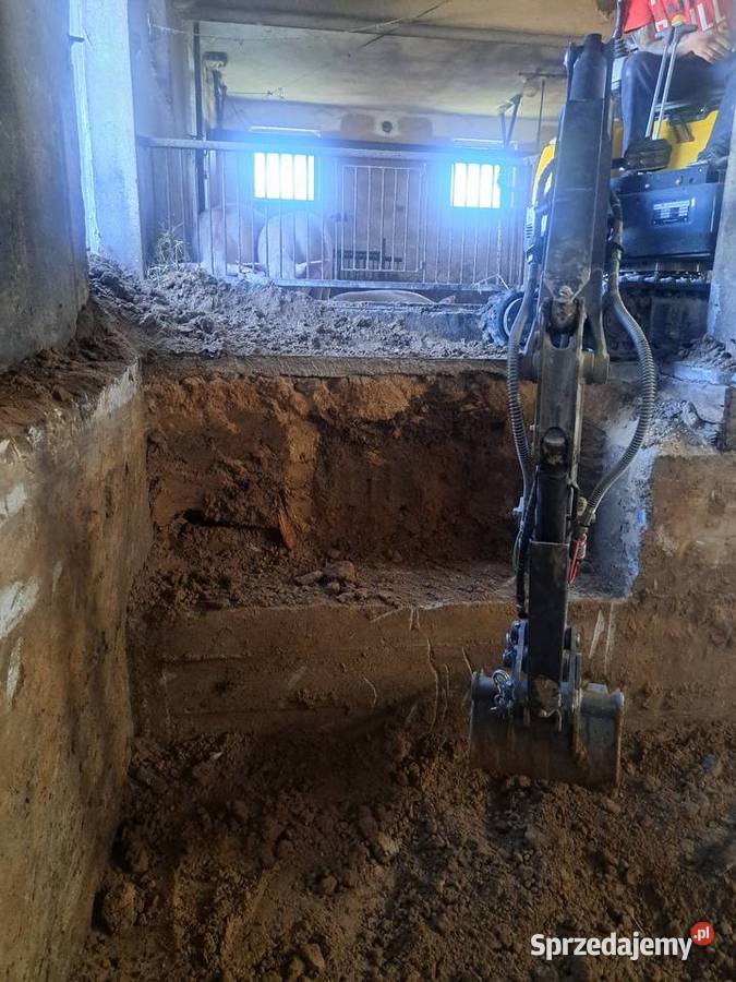 Autolaweta Mini koparka kucie betonu i ine Brodnica usługi budowlane