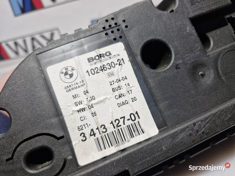 BMW X3 E83 LICZNIK ZEGARY EUROPA ORYGINAŁ sprzedam