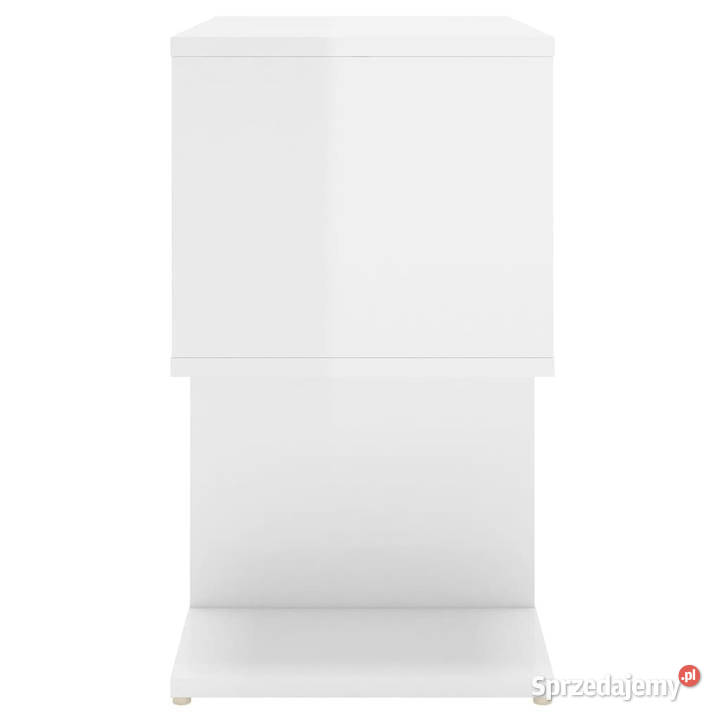Szafka nocna biała z połyskiem 50x30x515 Warszawa