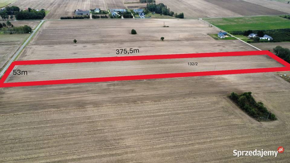 Działka rolna z prawem do zabudowy 19917HA 53m Kołacinek