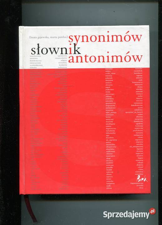 Słownik synonimów i antonimów Gajewska Pawlus zachodniopomorskie Szczecin sprzedam