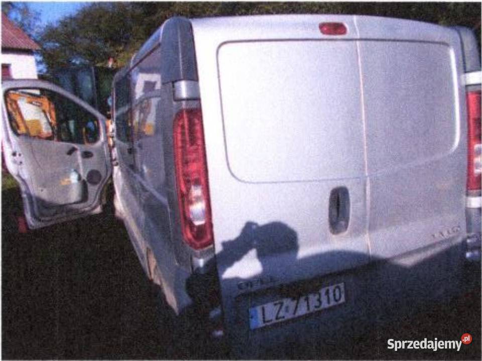 Syndyk sprzeda auto ciężarowe marki Opel Vivaro Zamość