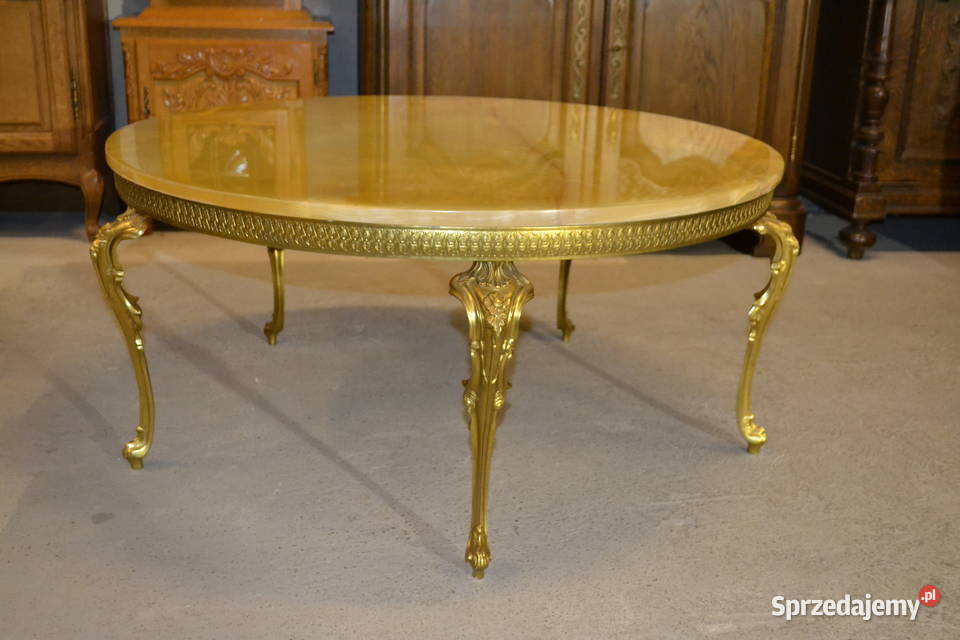 stolik okrągły onyx duży 100 Będzin sprzedam