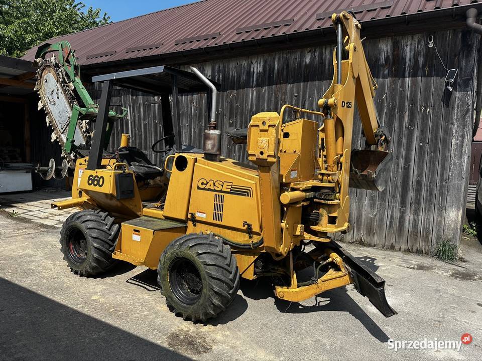 CASE 660 koparka łańcuchowa lemiesz 180 4x4 lubelskie Lublin