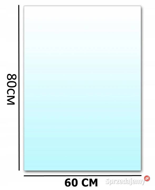 SZYBA PODSTAWA POD KOMINEK HARTOWANA SZKŁO 80X60 małopolskie Skawina