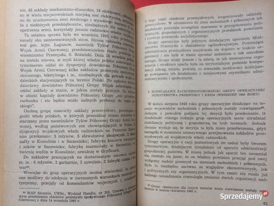 3273 Przemysł Na Pomorzu Zachodnim 19451949 Szczecin