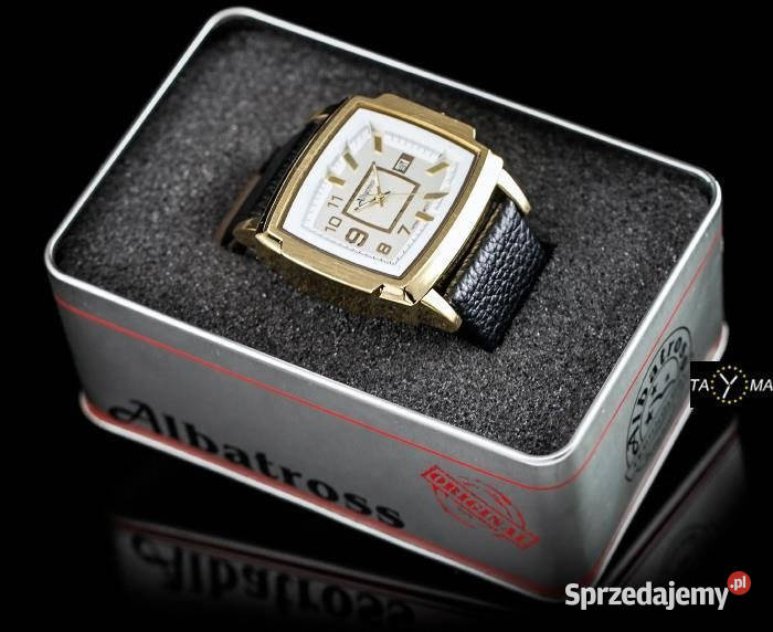 ZEGAREK MĘSKI ALBATROSS DISLE 028a gold Męskie