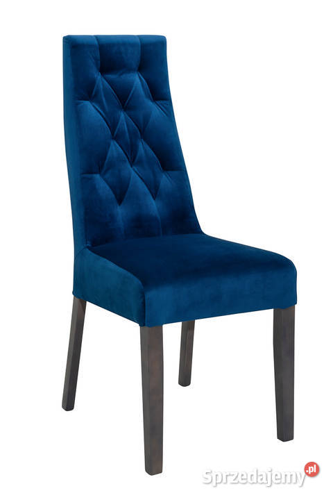 Krzesło tapicerowane niebieskie KOMIN PIK Przeworsk sprzedam