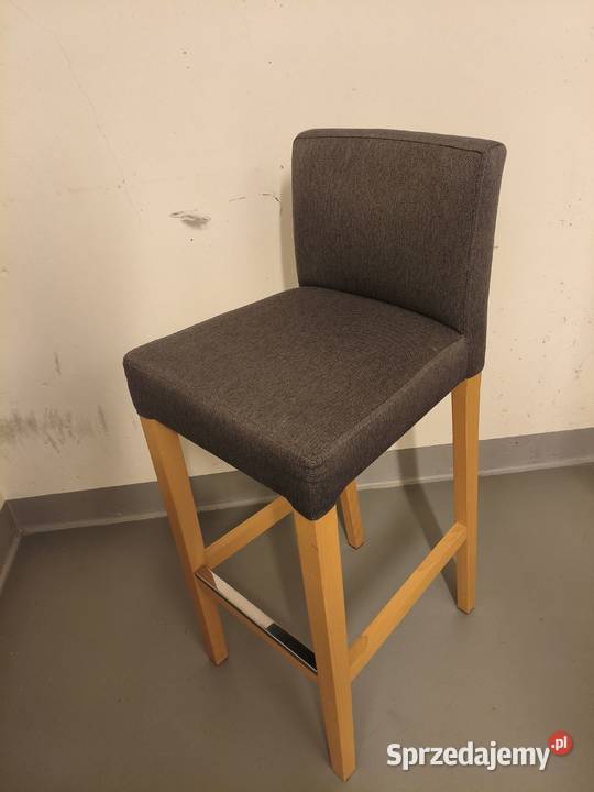 Krzesło barowe tapicerowane stolarka buk 47cm