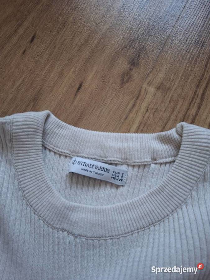 Beżowy sweter Moda i Styl Raniżów