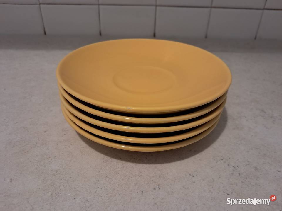 Talerzyki spodeczki pod filiżanki 5 sprzedam małopolskie Kraków