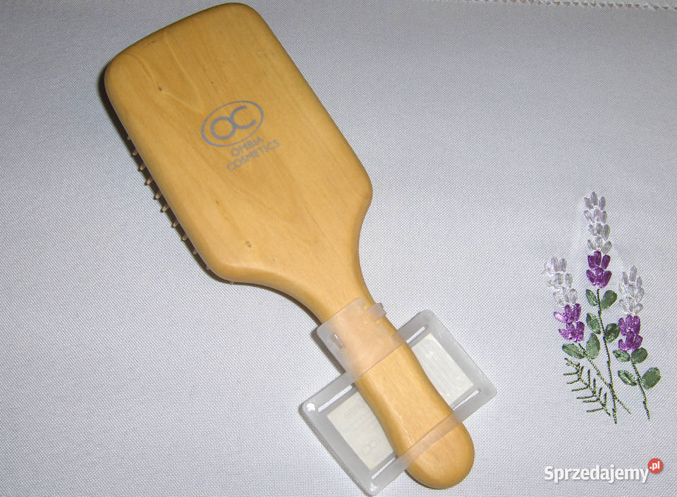 Drewniana szczotka do włosów paddle brush NOWA Akcesoria do włosów Łódź