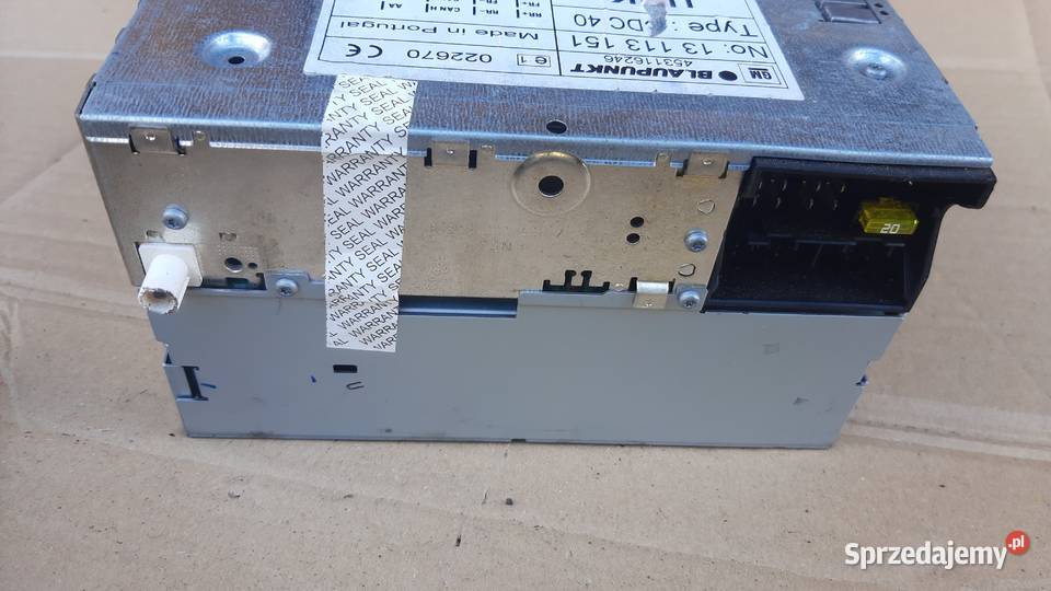 radio oryginał opel astra h zafira b 453116246 osobowe dolnośląskie Korzeńsko