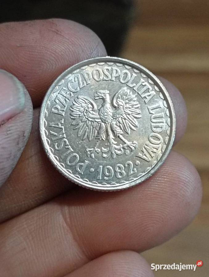 Sprzedam monete 1 zloty 1982r Numizmatyka Chełm