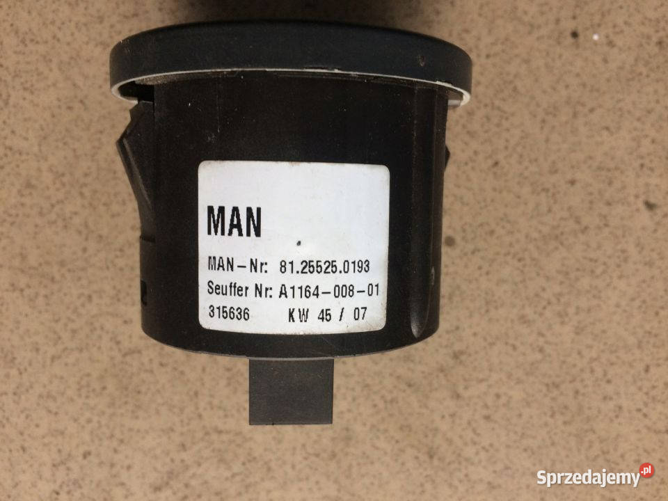 MAN TGA TGS PRZEŁĄCZNIK SWIATEŁ 81255250193 lubuskie