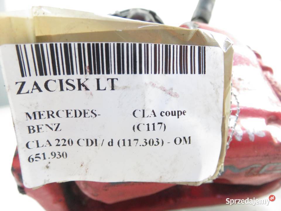 ZACISK LEWY TYŁ MERCEDES CLA coupe C117 małopolskie