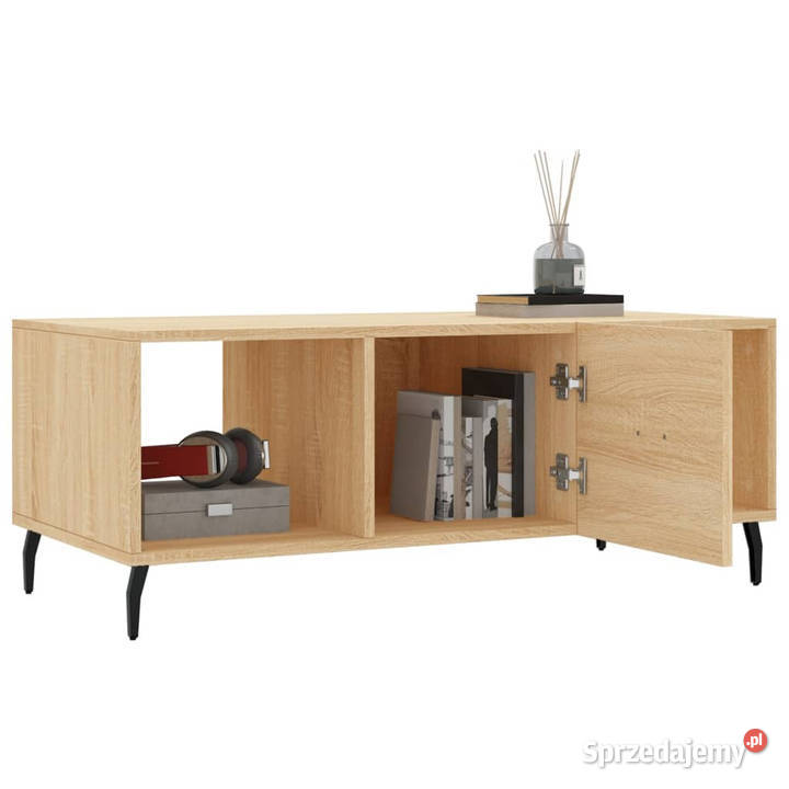 Stolik kawowy dąb sonoma 102x50x40 materiał mazowieckie Warszawa