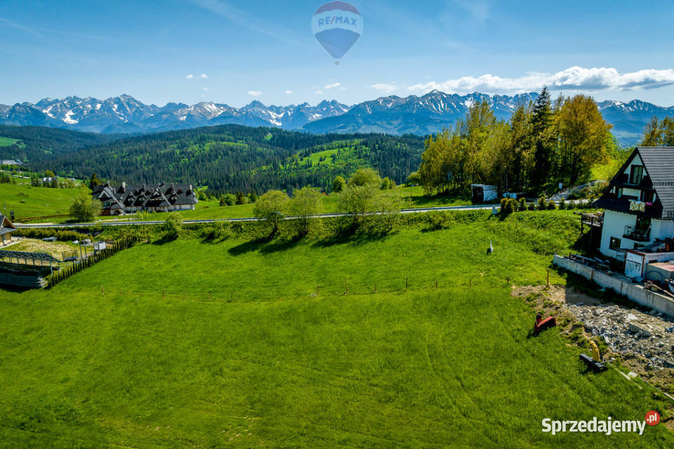 Działka inwestycyjna z widokiem na Tatry Gliczarów Górny