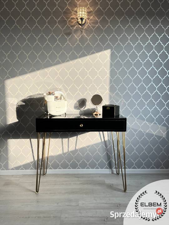 Szklana czarna toaletka konsola Glamour DOSTAWA Warszawa sprzedam